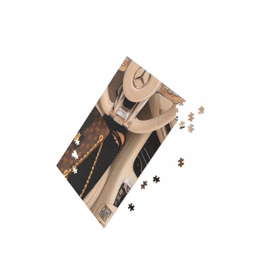 Luxury Car Interior Puzzle – Jigsaw (252/500 pcs)