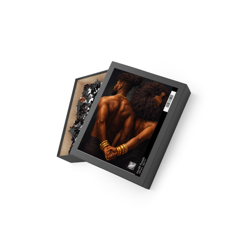 Afrocentric Black Love Puzzle — 252/500‑Piece Art Jigsaw