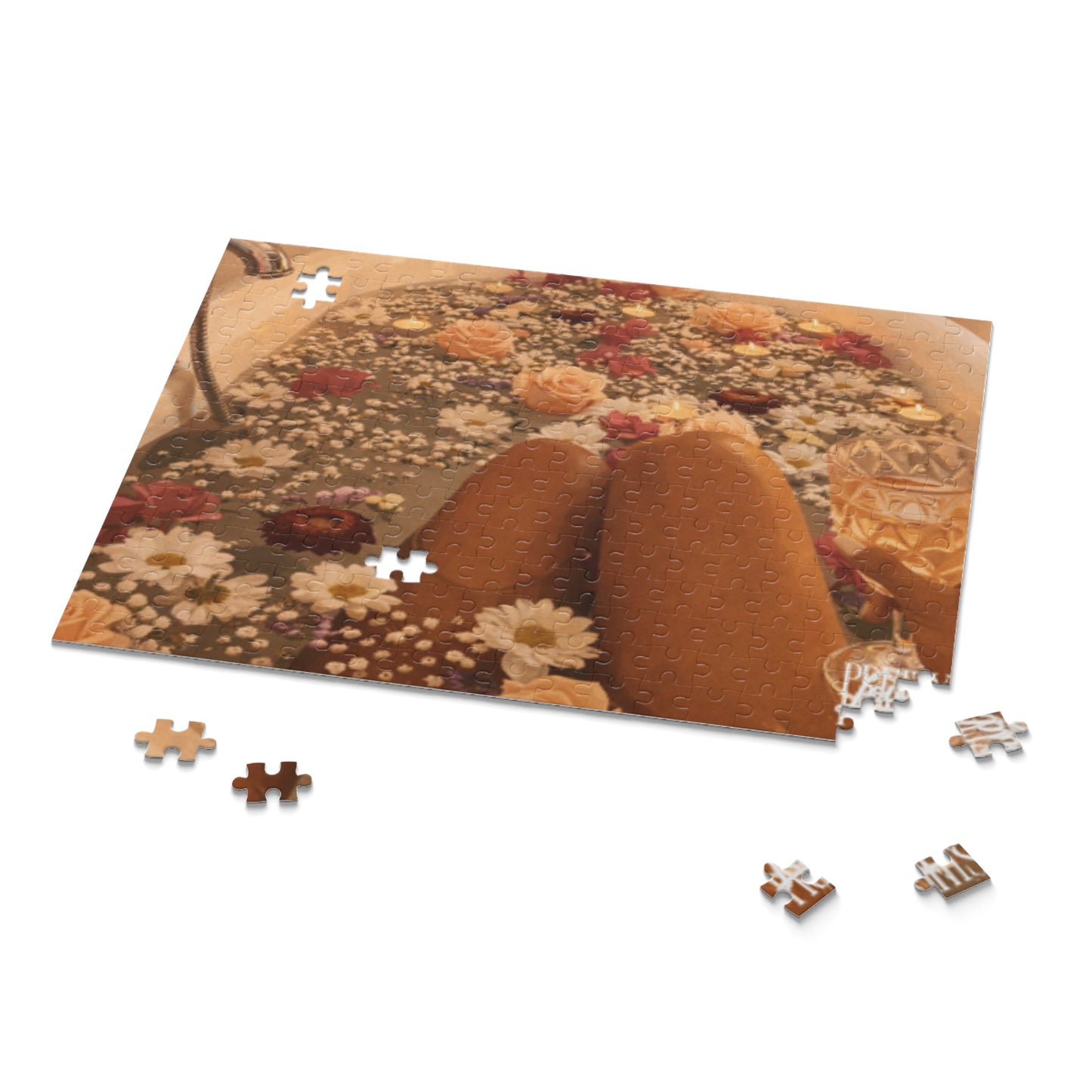 Floral Bath Relaxation Puzzle – 252-Piece Jigsaw