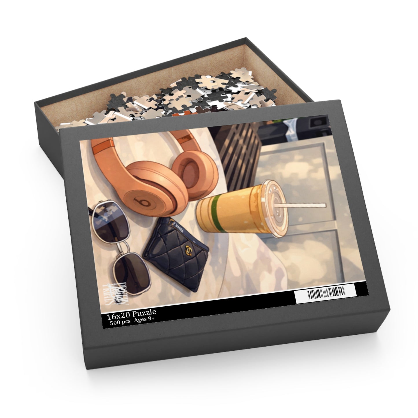 Coffee & Accessories Puzzle — 252/500-Piece Lifestyle Jigsaw