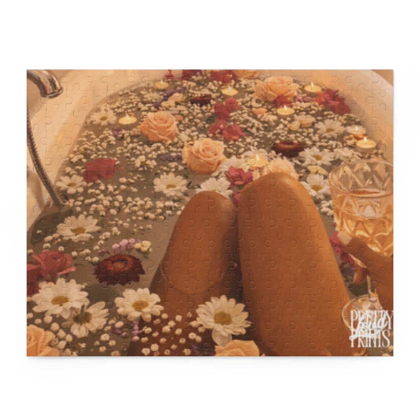 Floral Bath Relaxation Puzzle – 252-Piece Jigsaw