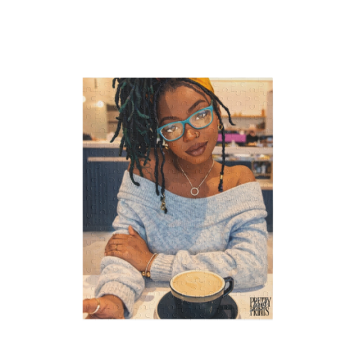 Portrait Coffee Puzzle — 252/500‑Piece Photo Jigsaw