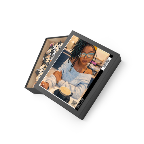Portrait Coffee Puzzle — 252/500‑Piece Photo Jigsaw