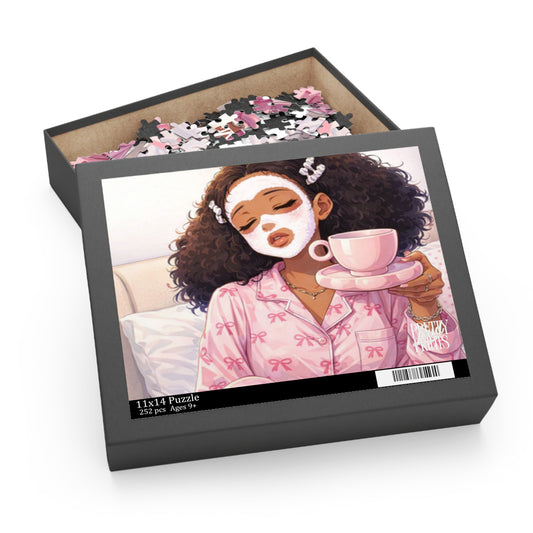 Sunday Reset Cozy Girl Puzzle