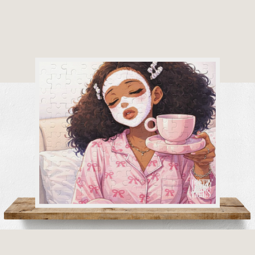 Sunday Reset Cozy Girl Puzzle